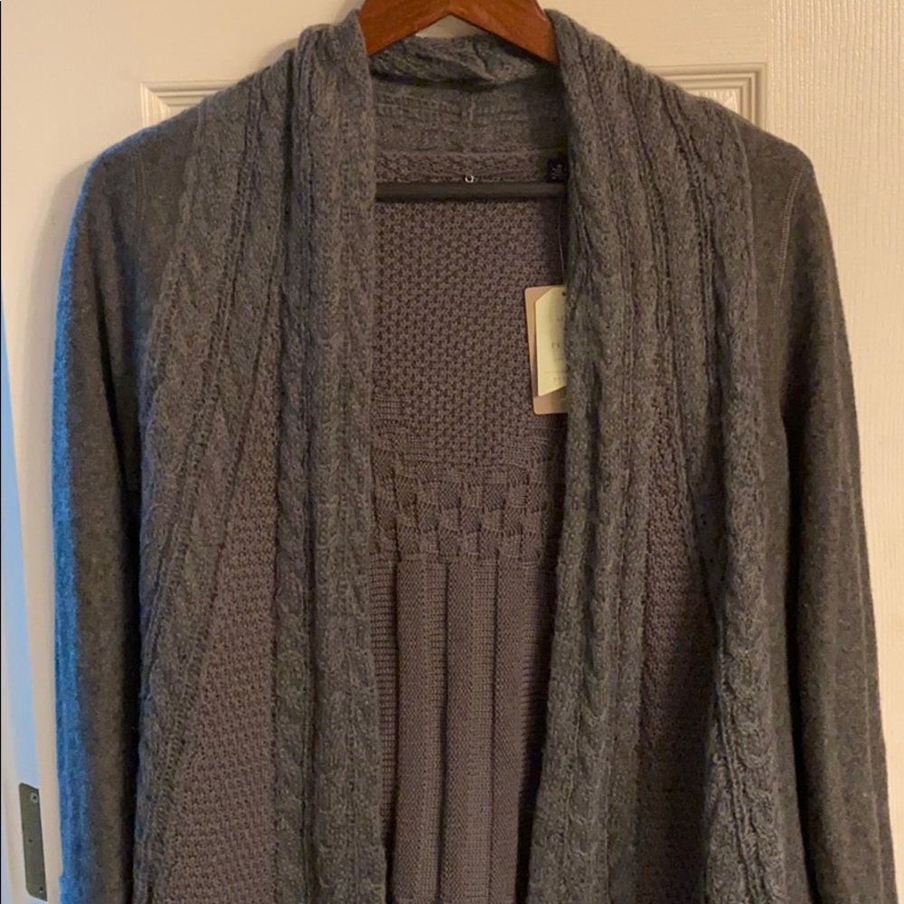 Charcoal Gray Anthropologie Cardigan!